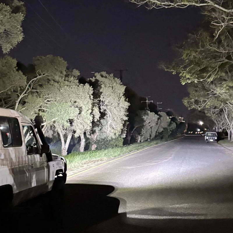 Remote-Controlled Rotating Light with 4,800 Lumens & IP67 Rating